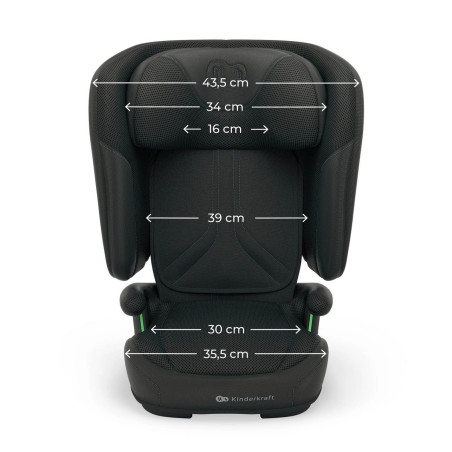 KINDERKRAFT Fotelik samochodowy UNITY 2 I-Size black