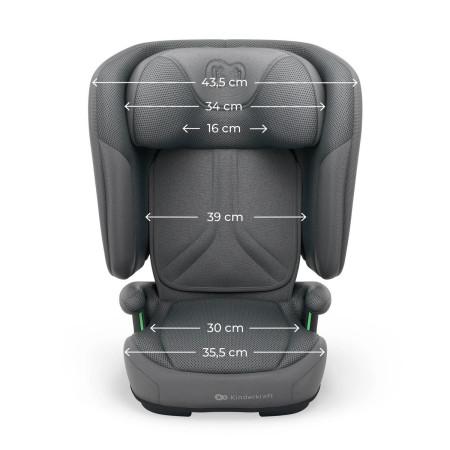 KINDERKRAFT Fotelik samochodowy UNITY 2 I-Size grey