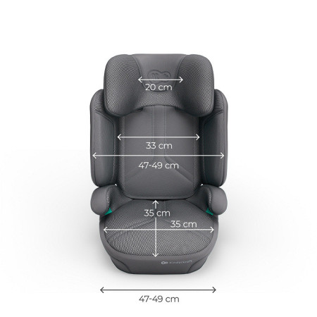 KINDERKRAFT Fotelik samochodowy XPAND 2 Pro i-Size 100-150 cm Rocket grey