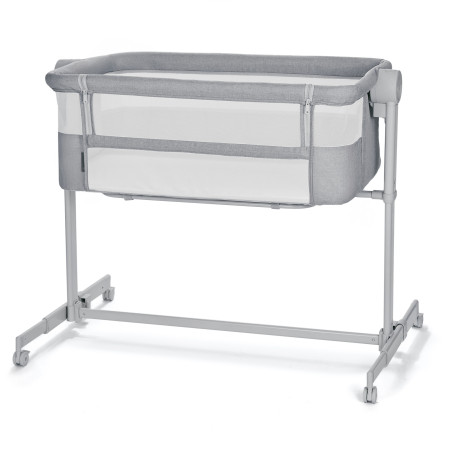 KINDERKRAFT Łóżeczko dostawne Nestee Up 2 full light grey