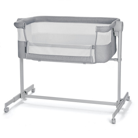 KINDERKRAFT Łóżeczko dostawne Nestee Up 2 light grey