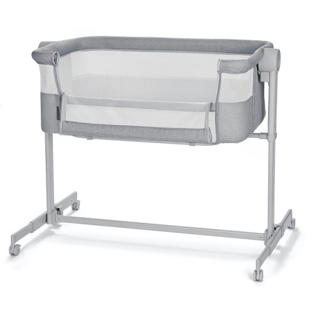 KINDERKRAFT Łóżeczko dostawne Nestee Up 2 light grey
