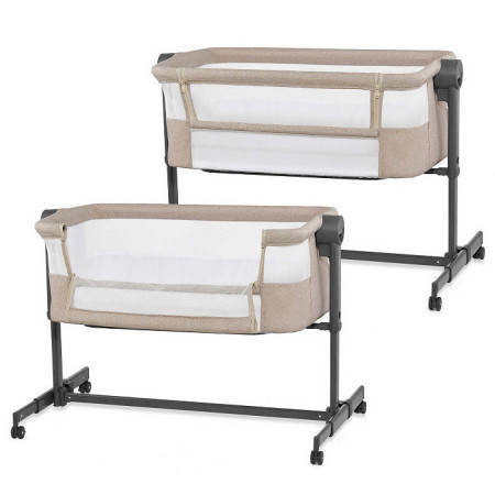 KINDERKRAFT Łóżeczko dostawne Nestee Up beige