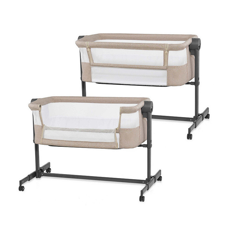 KINDERKRAFT Łóżeczko dostawne Nestee Up beige
