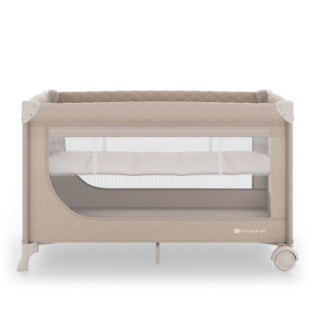 KINDERKRAFT Łóżeczko turystyczne LEODY UP beige