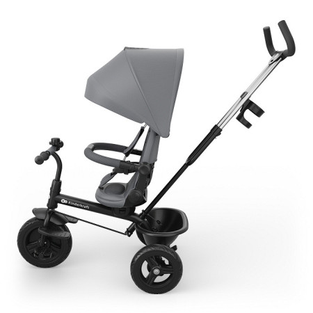 KINDERKRAFT Rowerek trójkołowy ASTON 2 PLUS Grey