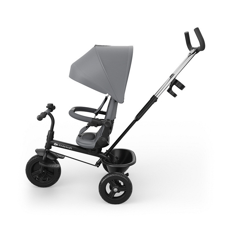KINDERKRAFT Rowerek trójkołowy ASTON 2 PLUS Grey