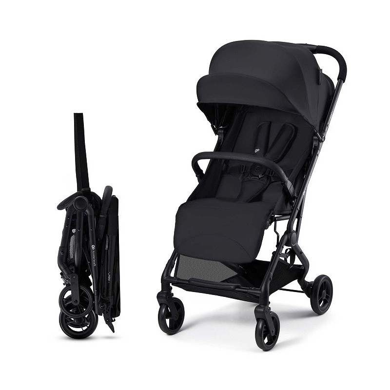 KINDERKRAFT Wózek spacerowy INDY 3 Coal Black