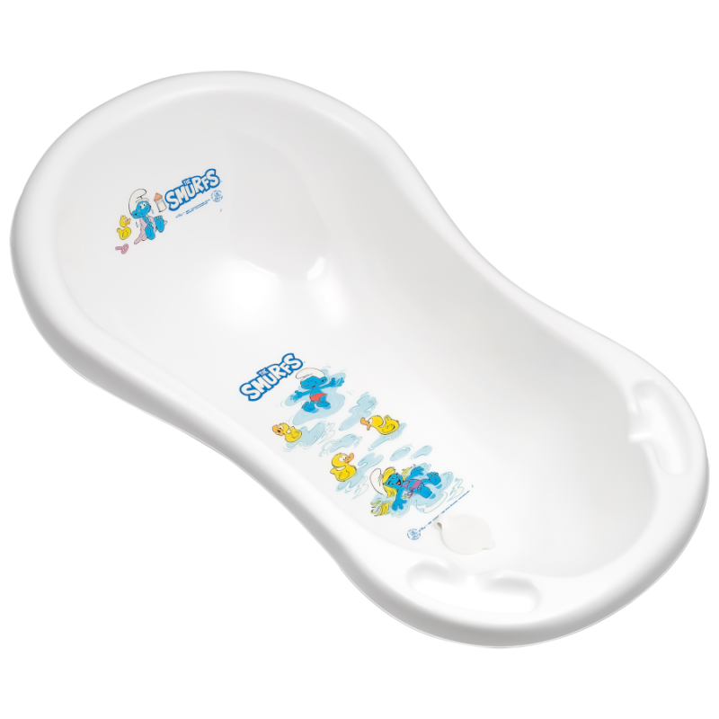 MALTEX Wanna 84cm z korkiem Smerfy biały