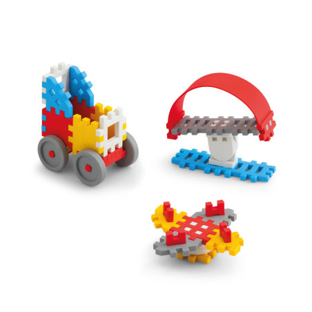 MARIOINEX 902783 Klocki waffle mini 35 szt. Konstruktor (chłopak)