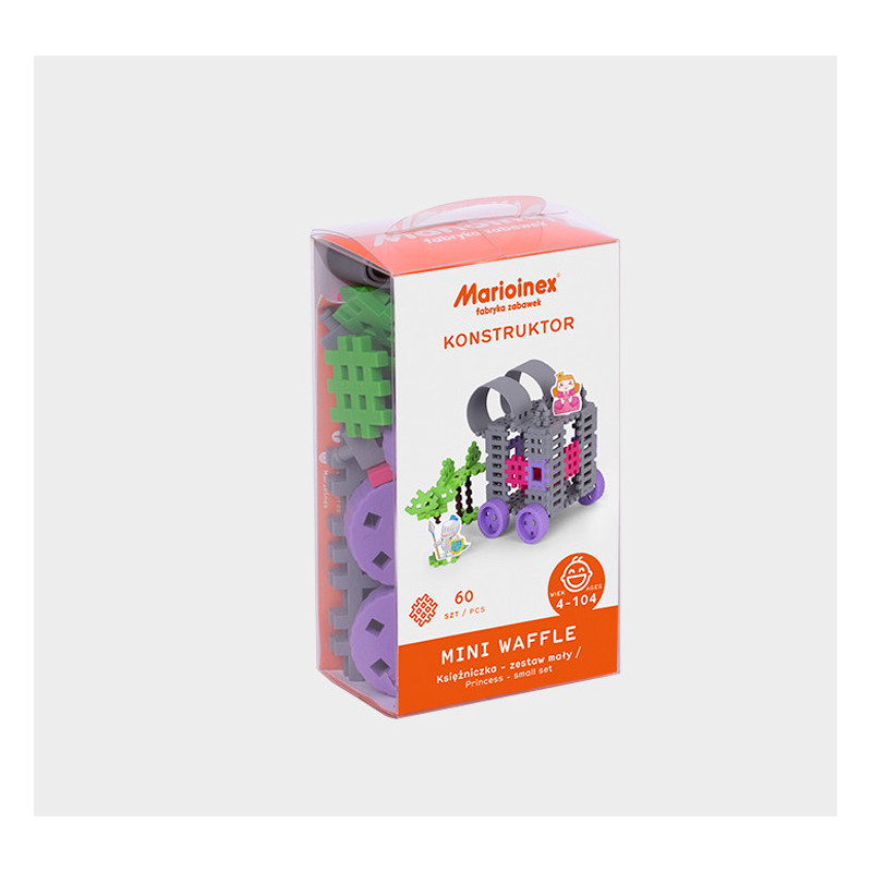 MARIOINEX 903759 Klocki waffle mini Księżniczka mała (blister)