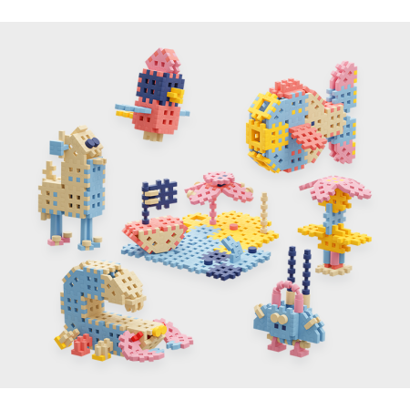 MARIOINEX 904282 Mini waffle - Konstruktor 200 el. Podróżnik