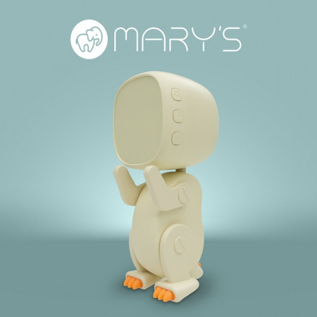 MARY'S MW61058 Budzik Robo Dino biały