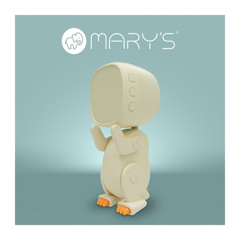 MARY'S MW61058 Budzik Robo Dino biały
