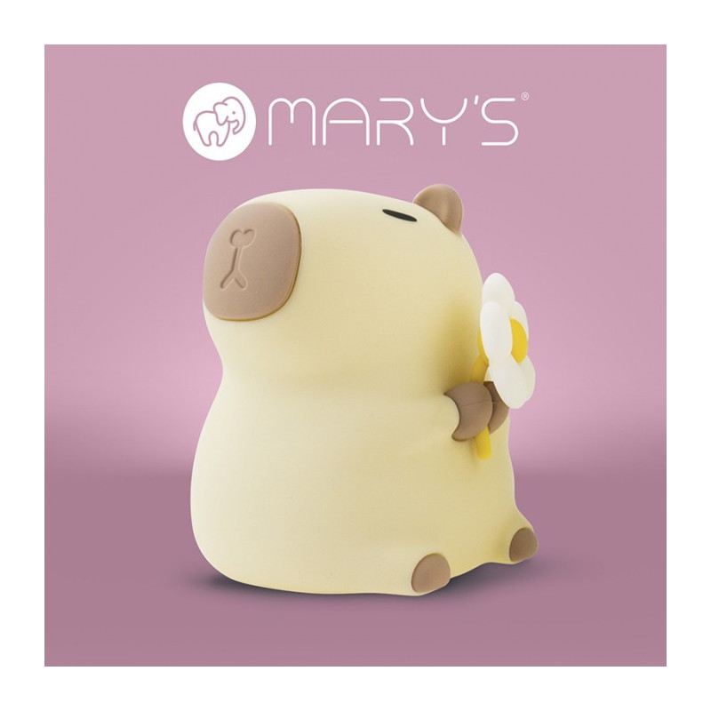 MARY'S MW61108 Lampka nocna led Kapibara Florystka
