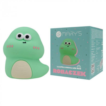 MARY'S MW61492 Lampka nocna LED Zielony Robaczek