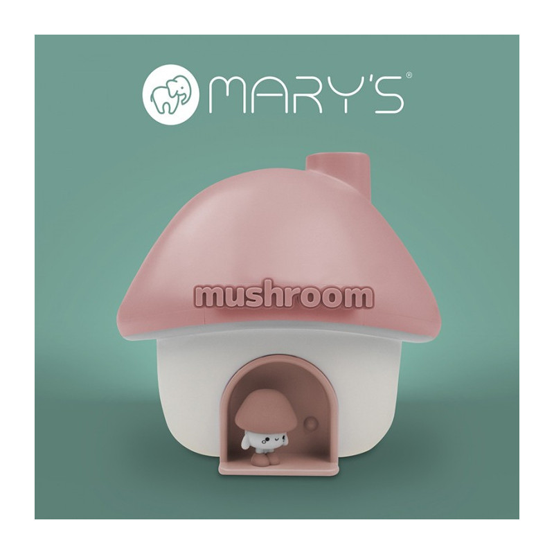 MARY'S MW61496 Nawilżacz powietrza LED Grzybek różowy