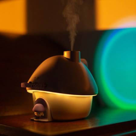 MARY'S MW61496 Nawilżacz powietrza LED Grzybek różowy