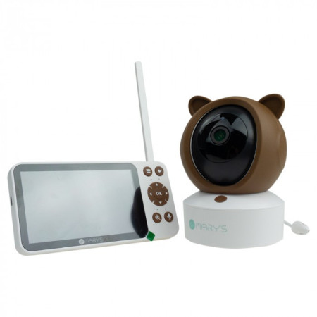MARY'S MW61499 Niania kamera elektroniczna 2w1 Miś brązowy WIFI TUYA