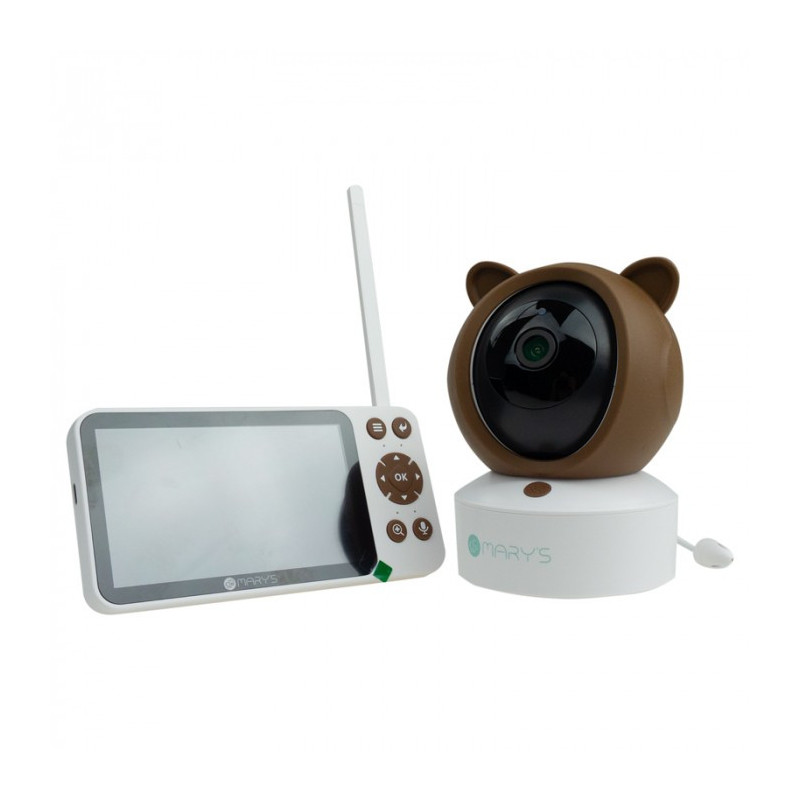 MARY'S MW61499 Niania kamera elektroniczna 2w1 Miś brązowy WIFI TUYA