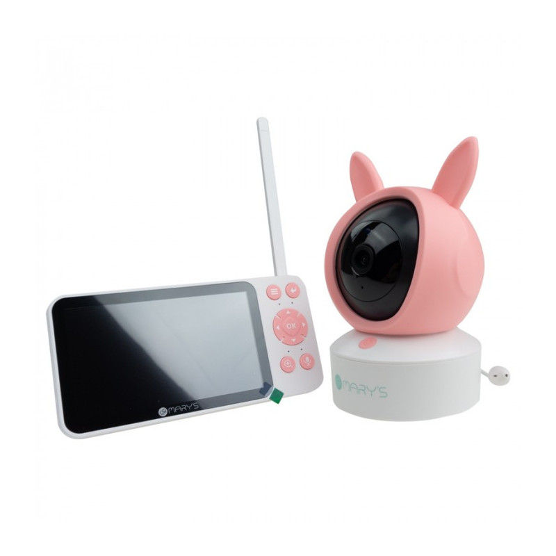 MARY'S MW61500 Niania kamera elektroniczna 2w1 Królik różowy WIFI TUYA