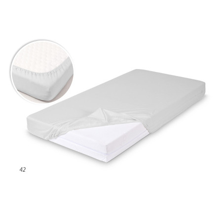 MATEX Prześcieradło BAMBOO z gumą 60x120 [TB0351_42] szare WYPRZEDAŻ