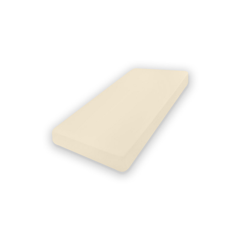 MATEX Prześcieradło JERSEY z gumką 60x120 [TB0027_02] ekri