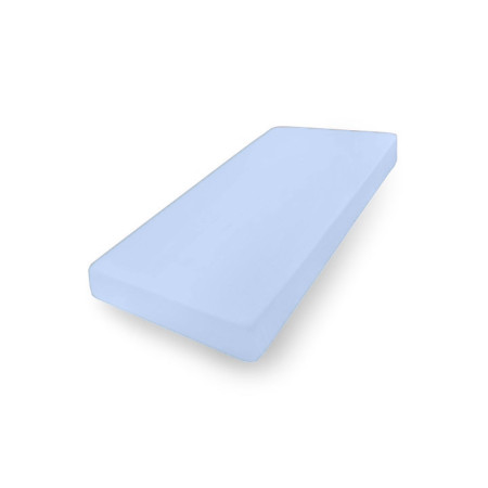 MATEX Prześcieradło jersey z gumką 80x160 [TB0388_24] niebieski