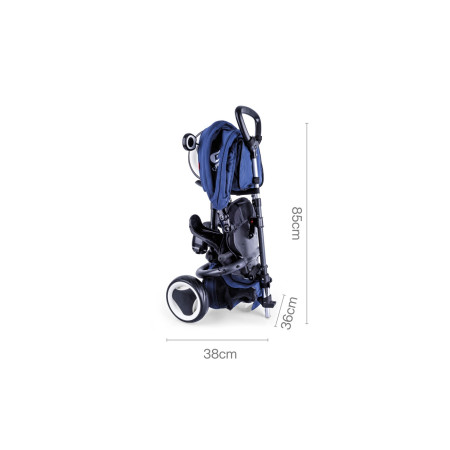 MILLY MALLY 3843 Qplay Rowerek trójkołowy Rito Plus blue