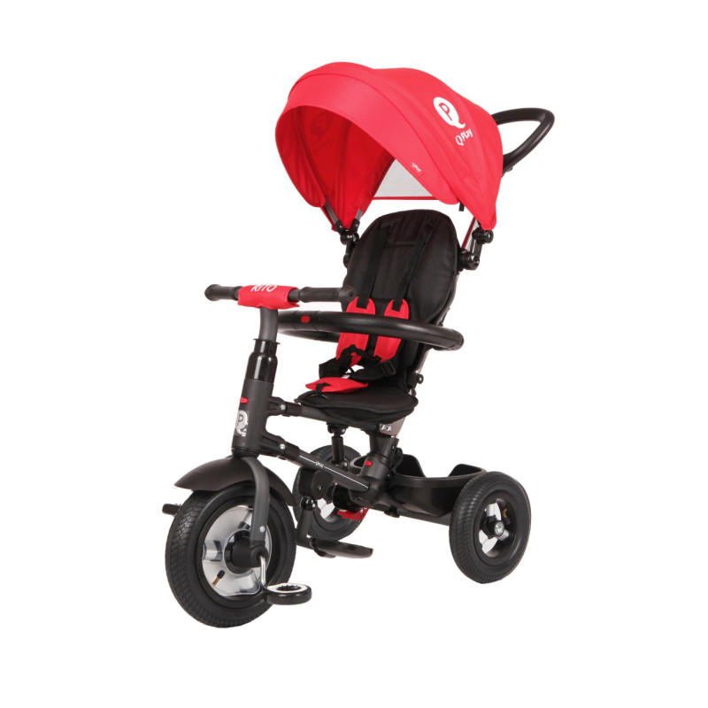 MILLY MALLY 3848 Qplay Rowerek trójkołowy Rito Rubber Red