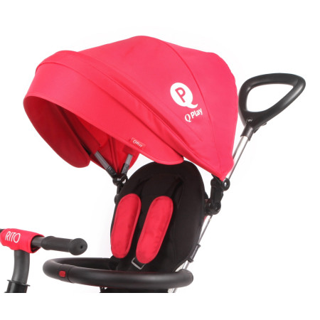 MILLY MALLY 3848 Qplay Rowerek trójkołowy Rito Rubber Red