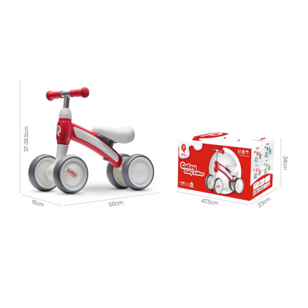 MILLY MALLY 3861 Qplay Pojazd Cutey red