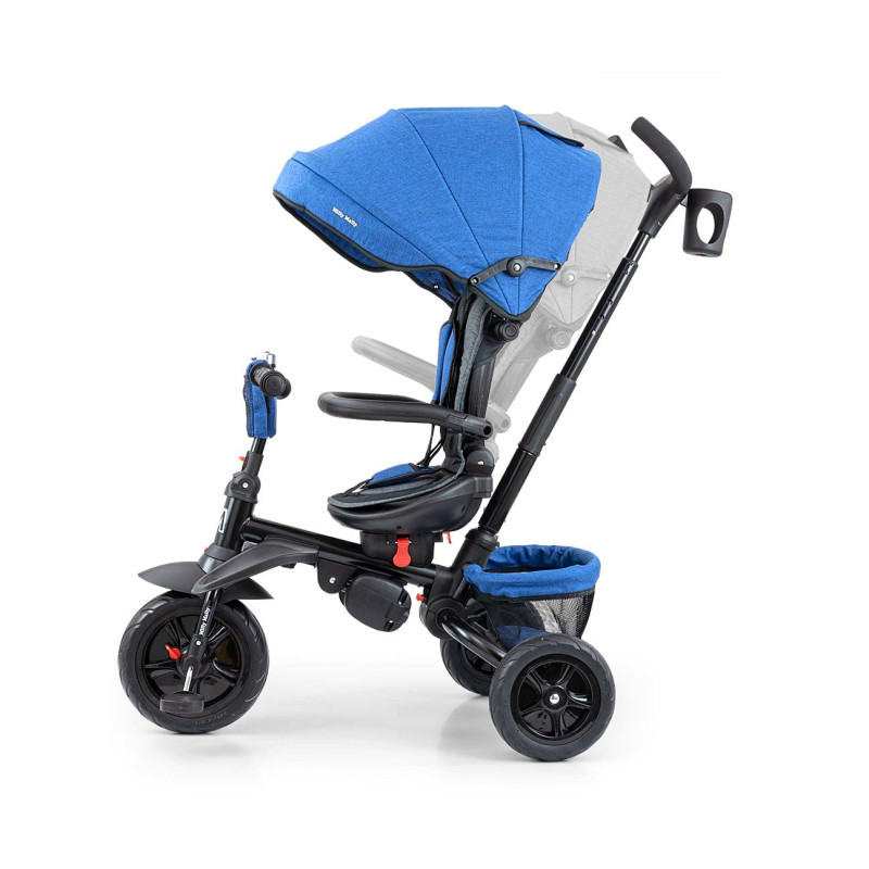MILLY MALLY 5071 Rowerek trójkołowy Stanley Rubber Navy - Black