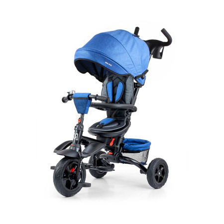 MILLY MALLY 5071 Rowerek trójkołowy Stanley Rubber Navy - Black