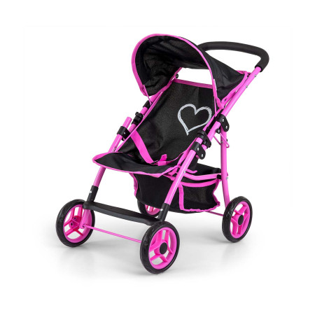 MILLY MALLY 5519 Wózek dla lalek Natalie Prestige Black