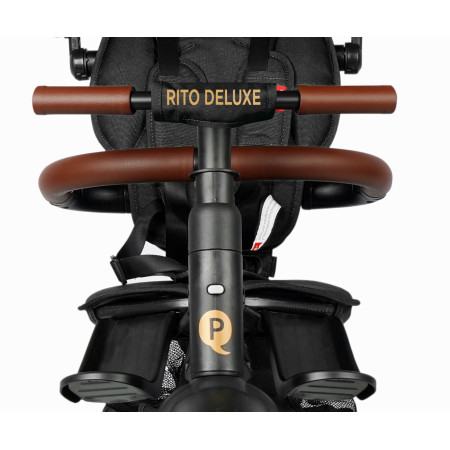 MILLY MALLY 5680 Qplay Rowerek trójkołowy Rito Deluxe Rubber black