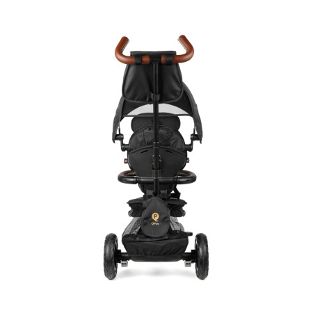 MILLY MALLY 5680 Qplay Rowerek trójkołowy Rito Deluxe Rubber black