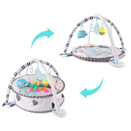 MILLY MALLY 6099 TinyMini JL626-2D Mata edukacyjna 2w1 Basen z piłkami