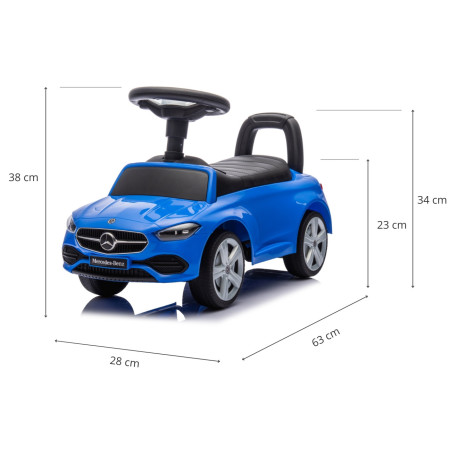 MILLY MALLY 6102 Pojazd Mercedes C-Class S Blue