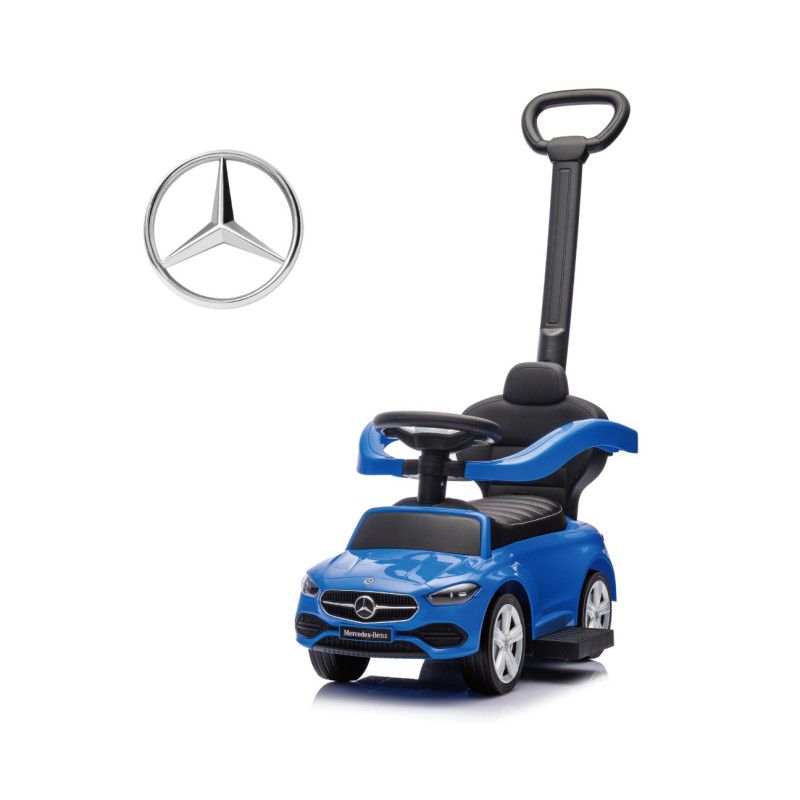 MILLY MALLY 6110 Pojazd z rączką Mercedes C-Class Deluxe Blue