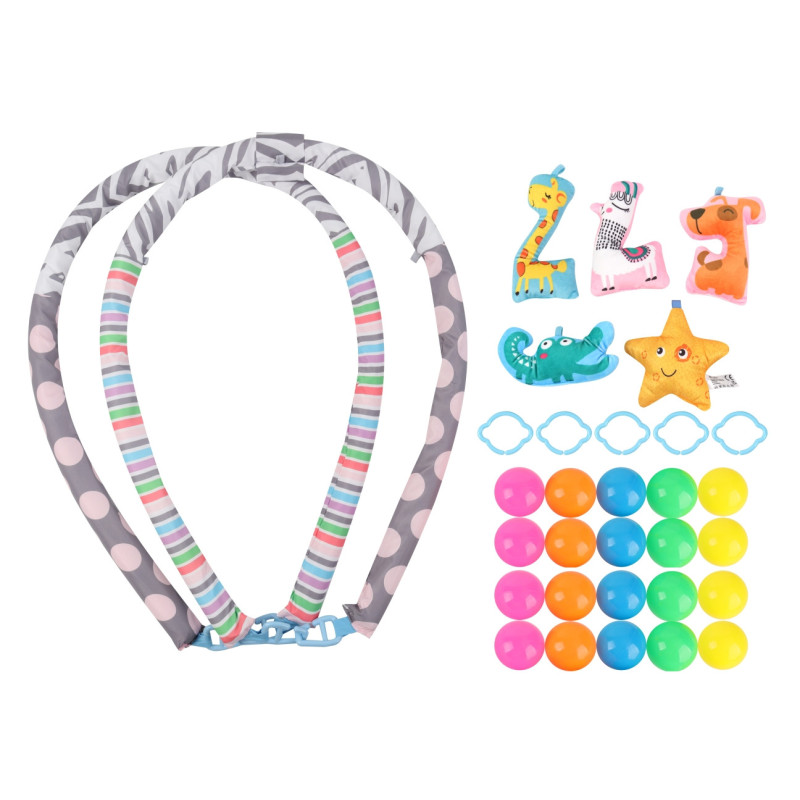 MILLY MALLY 6145 TinyMini JL639-2B Mata edukacyjna 2w1 Kwiat Safari