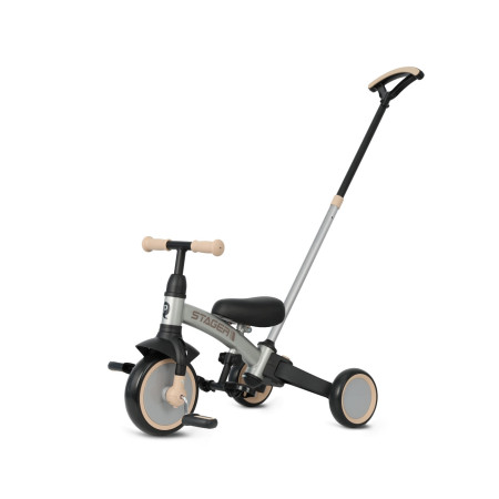 MILLY MALLY 6280 Rowerek trójkołowy Stager 3w1 silver
