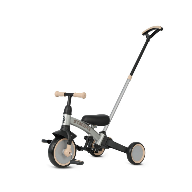 MILLY MALLY 6280 Rowerek trójkołowy Stager 3w1 silver