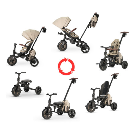 MILLY MALLY 6303 Qplay Rowerek Trójkołowy Comfo Max Beige