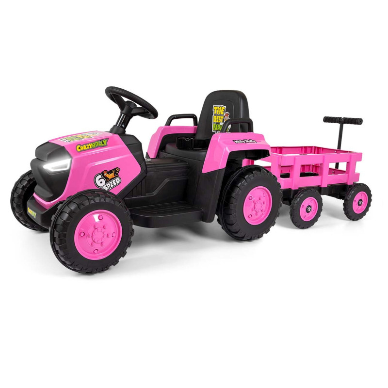 MILLY MALLY 6835 Pojazd na akumulator Rolly Pink (akumulator 12)
