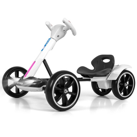 MILLY MALLY 6838 Pojazd na akumulator Gokart Bolt White (akumulator 6)