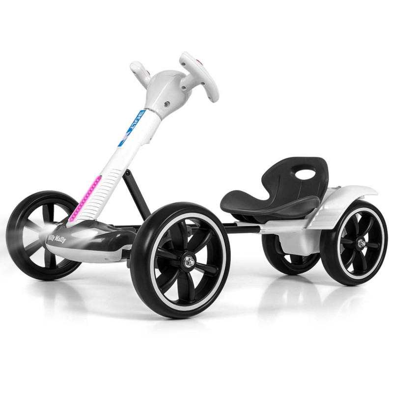 MILLY MALLY 6838 Pojazd na akumulator Gokart Bolt White (akumulator 6)