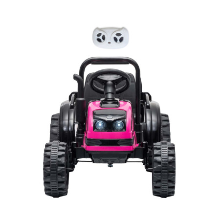 MILLY MALLY 6939 Pojazd na akumulator Traktor z przyczepą Farmer Pink