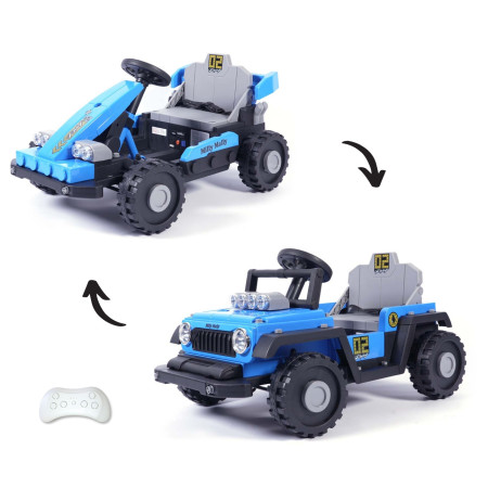 MILLY MALLY 6972 Pojazd na akumulator Prime 2w1 Blue