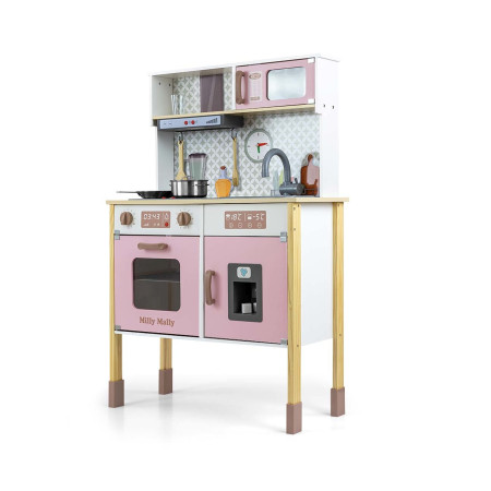 MILLY MALLY Drewniana kuchnia Bjorn - Pink